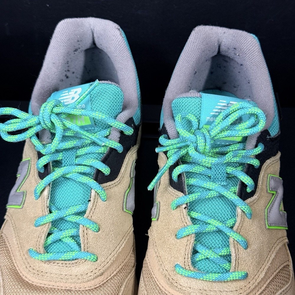 New Balance 997H Sneaker Mens 10 Tan Teal Green Cordura Streetwear CM997HJO - Picture 7 of 16